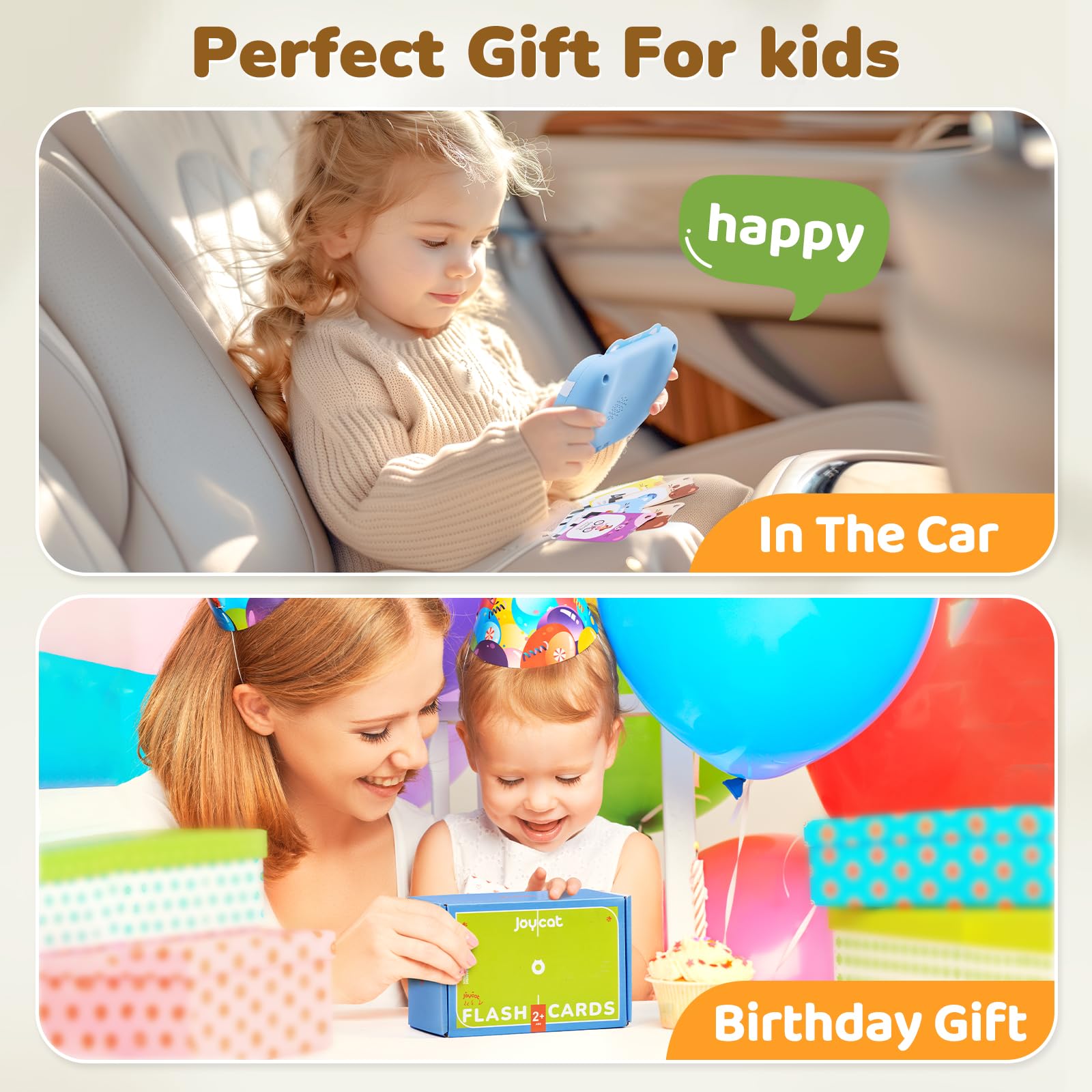 JoyCat reader and cards enable independent swapping for little hands