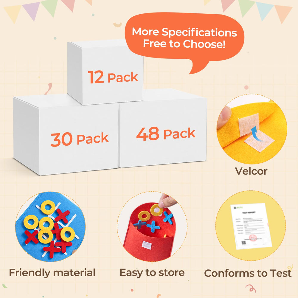 JoyCat Tic Tac Toe bulk party favors ideal for birthdays and classroom fun.