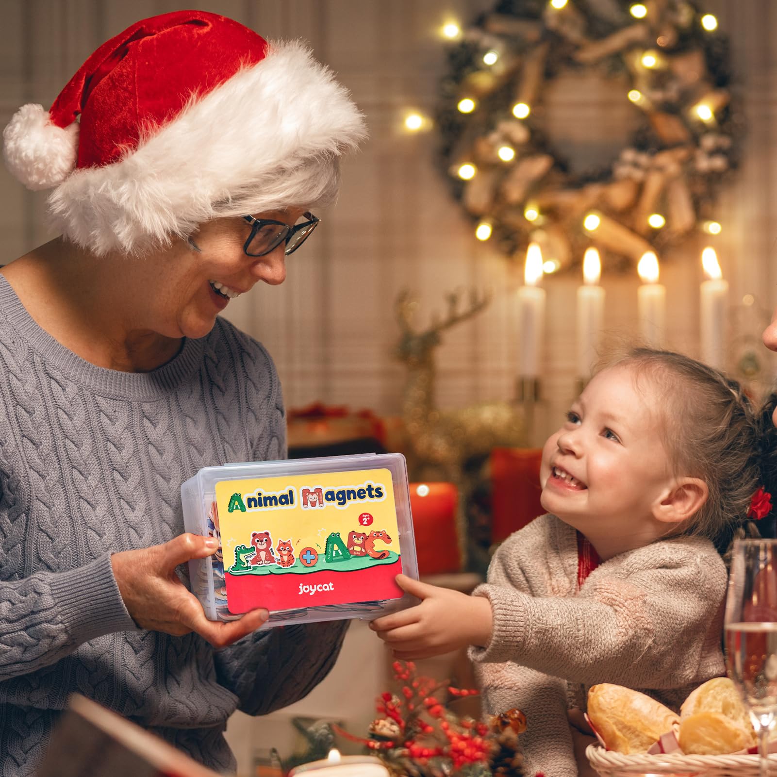 JoyCat colorful animal magnets spark recognition and language development.