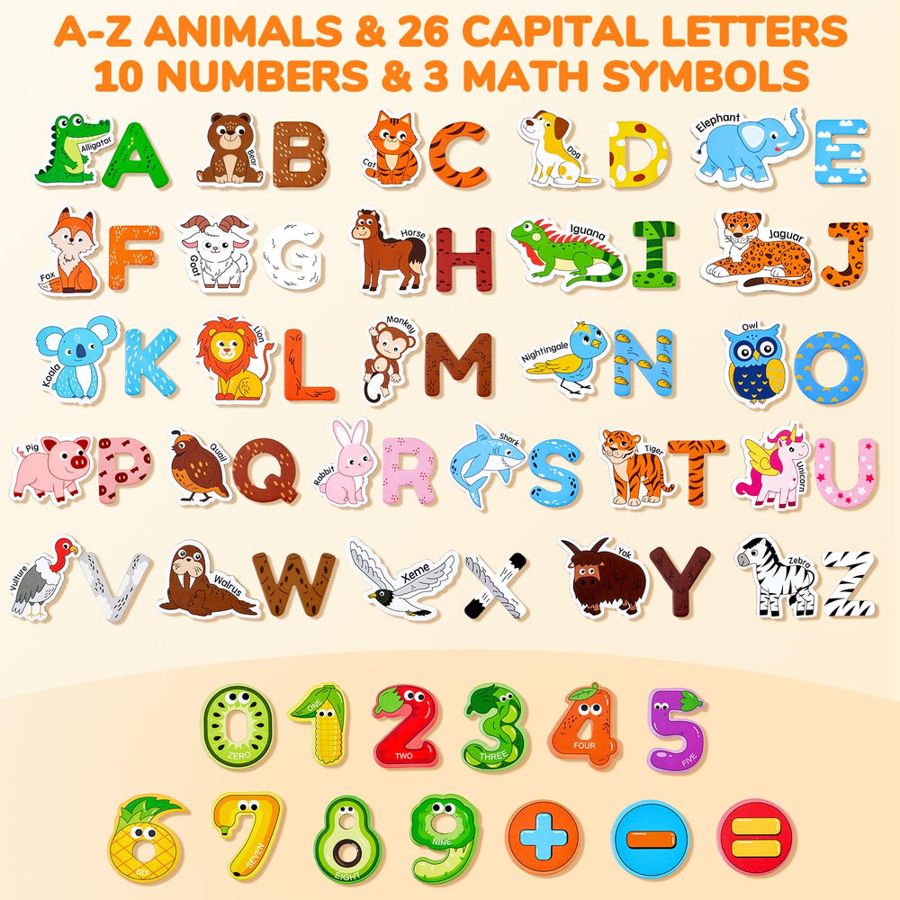 JoyCat uppercase letters magnets support early spelling and recognition.