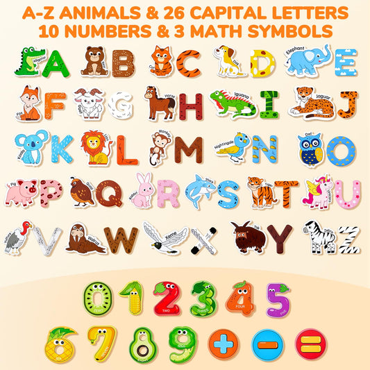 JoyCat uppercase letters magnets support early spelling and recognition.