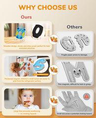JoyCat numbers and symbols magnets support counting practice and basic arithmetic exploration.