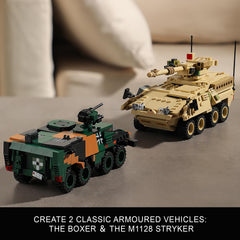JOYCOLI Stryker-MGS rifle cannon adds dynamic, action-packed play.