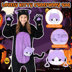 Joycover cat ears hood completes adorable look for parties and cosplay.