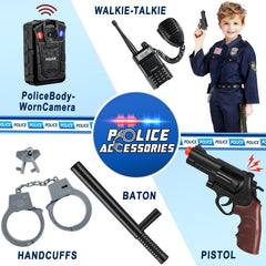 Joycover body-worn camera lights and sounds for realistic role play
