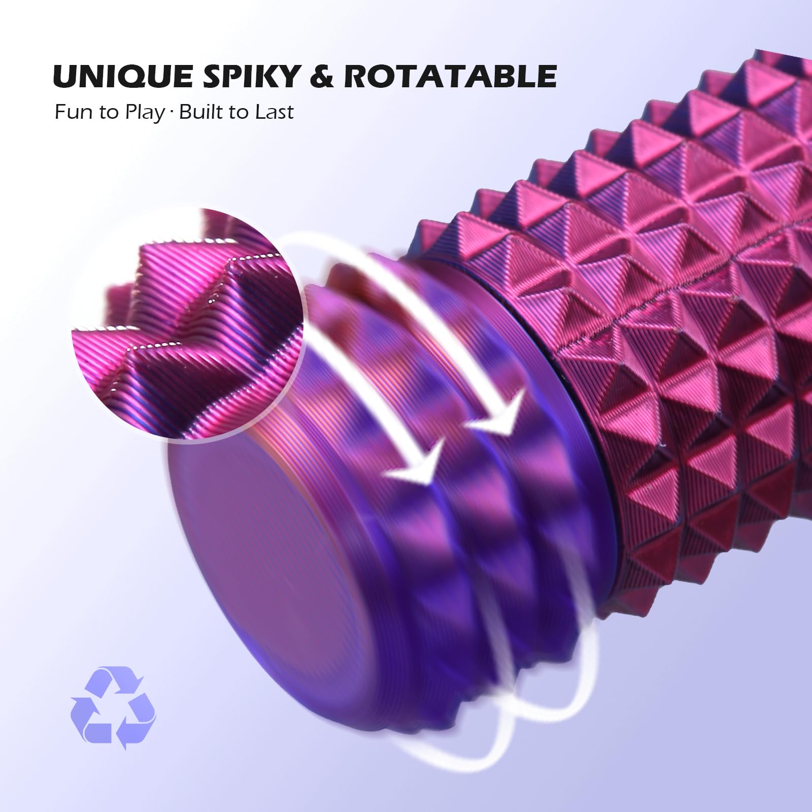 Joyddo spiky texture tool, rotation feature for tactile focus.