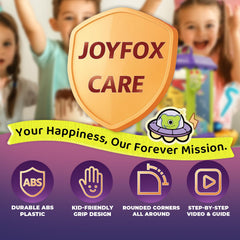 Joyfox durable ABS construction ensures safe, sturdy use for kids.