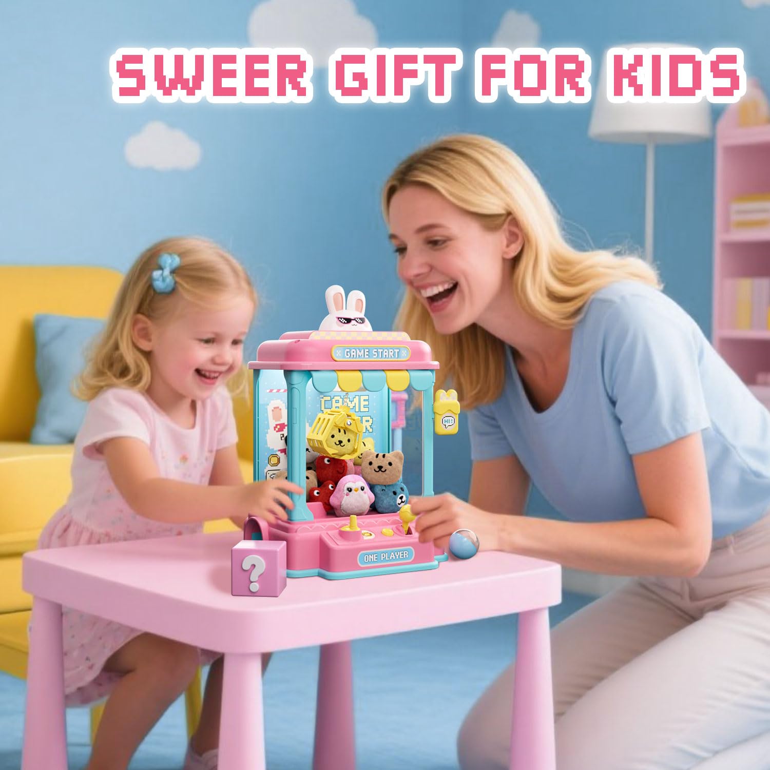 Joyfox mini claw machine capsules and plush items spark scavenger-fun during parties and playdates