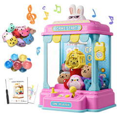 Joyfox mini claw machine shows a pixel rabbit design for vibrant playtime and imaginative play for kids 3+
