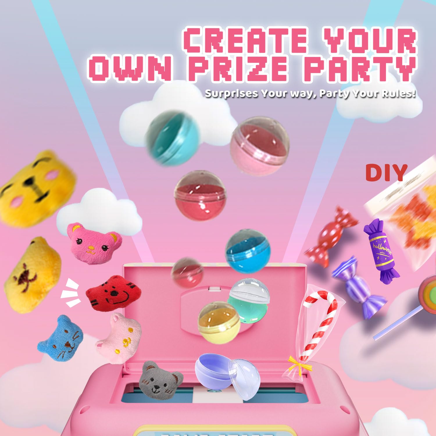 Joyfox mini claw machine is ready in the gift box for instant gifting