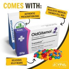 Joyful Clan OldGitamol celebrating milestone birthdays with humor.