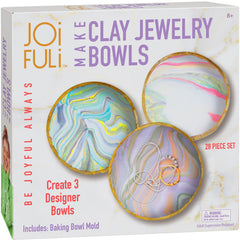 JOiFULi Make Your Own Clay Jewelry Bowls kit cover invites young creators to start a colorful project.