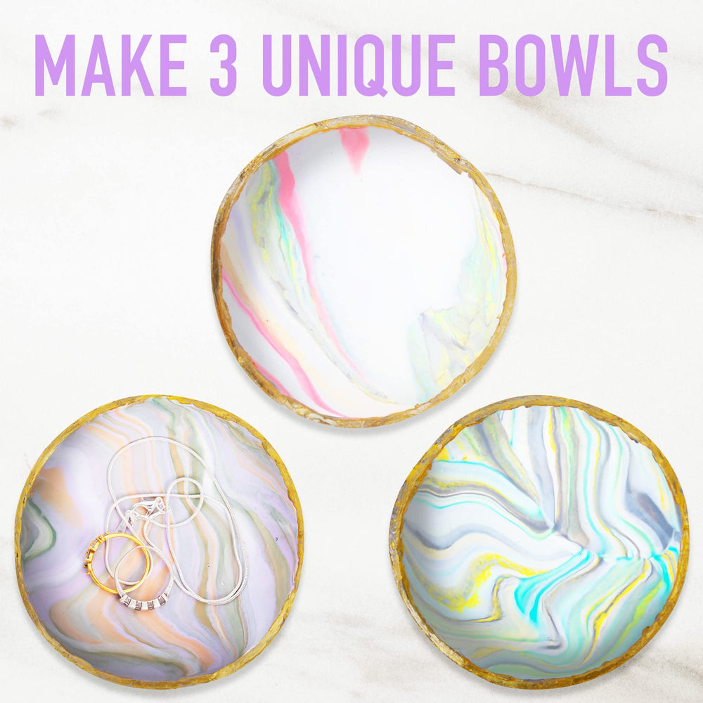JOiFULi silicone bowl mold helps shape smooth three-dish bowls with ease.