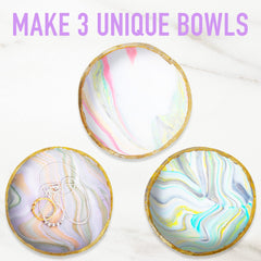 JOiFULi silicone bowl mold helps shape smooth three-dish bowls with ease.