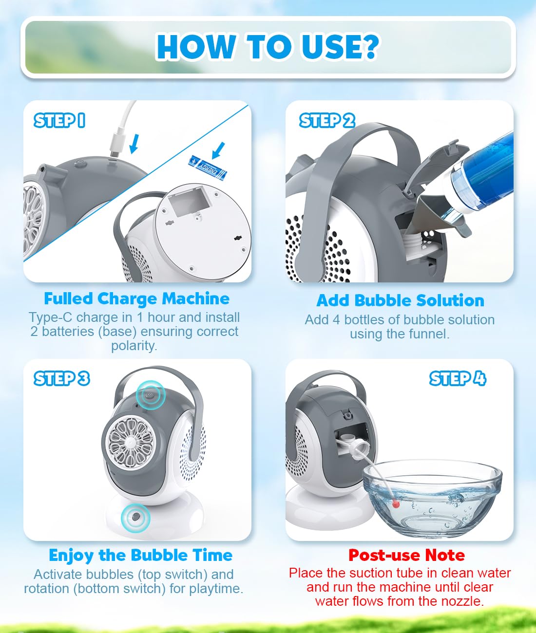 Joyfuture included items aid quick setup and use.
