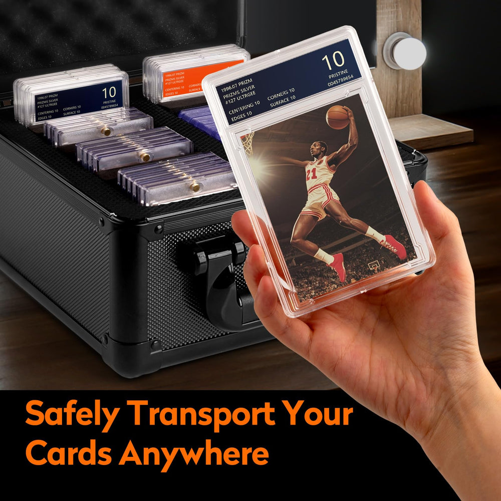 JoyHood carrying handle enables easy transport to tournaments or trades.