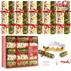 JOYIN 10-pack Christmas no-snap party favors ready for festive tables.