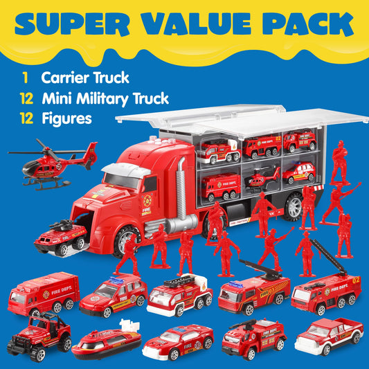 JOYIN 12 mini fire-engines designs enable diverse role-play scenarios