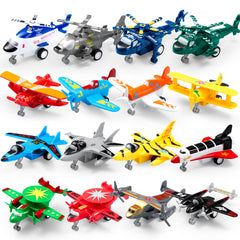 JOYIN 16-pcs pull-back airplanes set for imaginative play