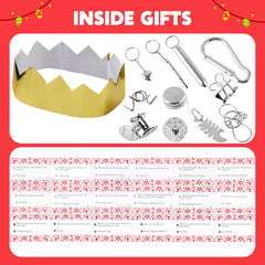 JOYIN 18-pack non-snap party favors in green snowflakes add holiday color to celebrations.