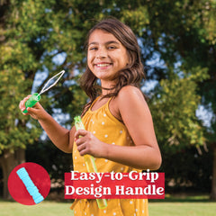 JOYIN 14.6-inch green wand for colorful bubbles, perfect for family play.