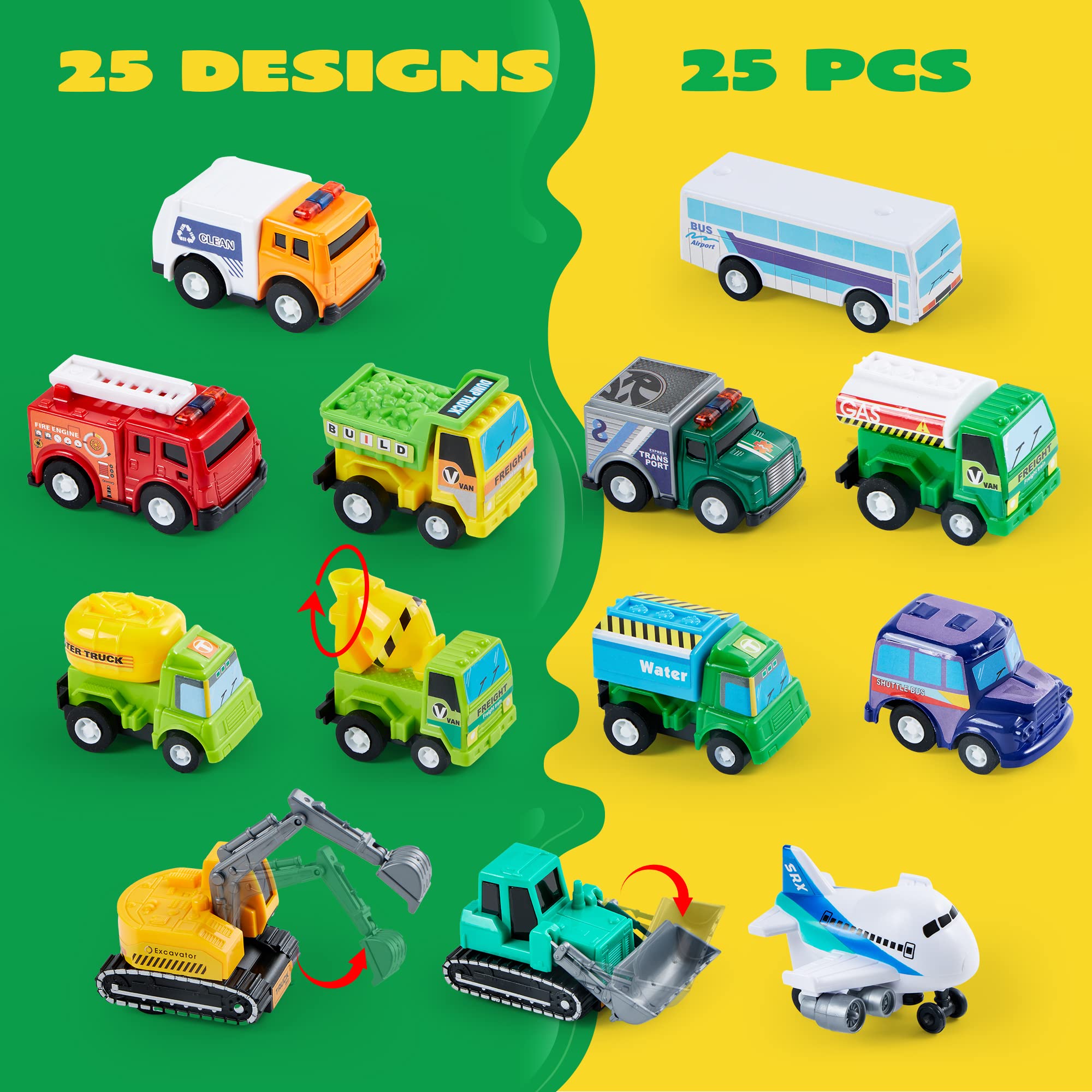 JOYIN pull-back bread truck supports color exploration and constructive pretend play