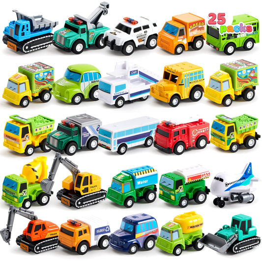 JOYIN pull-back fire engine for toddlers boosts imaginative play and motor coordination