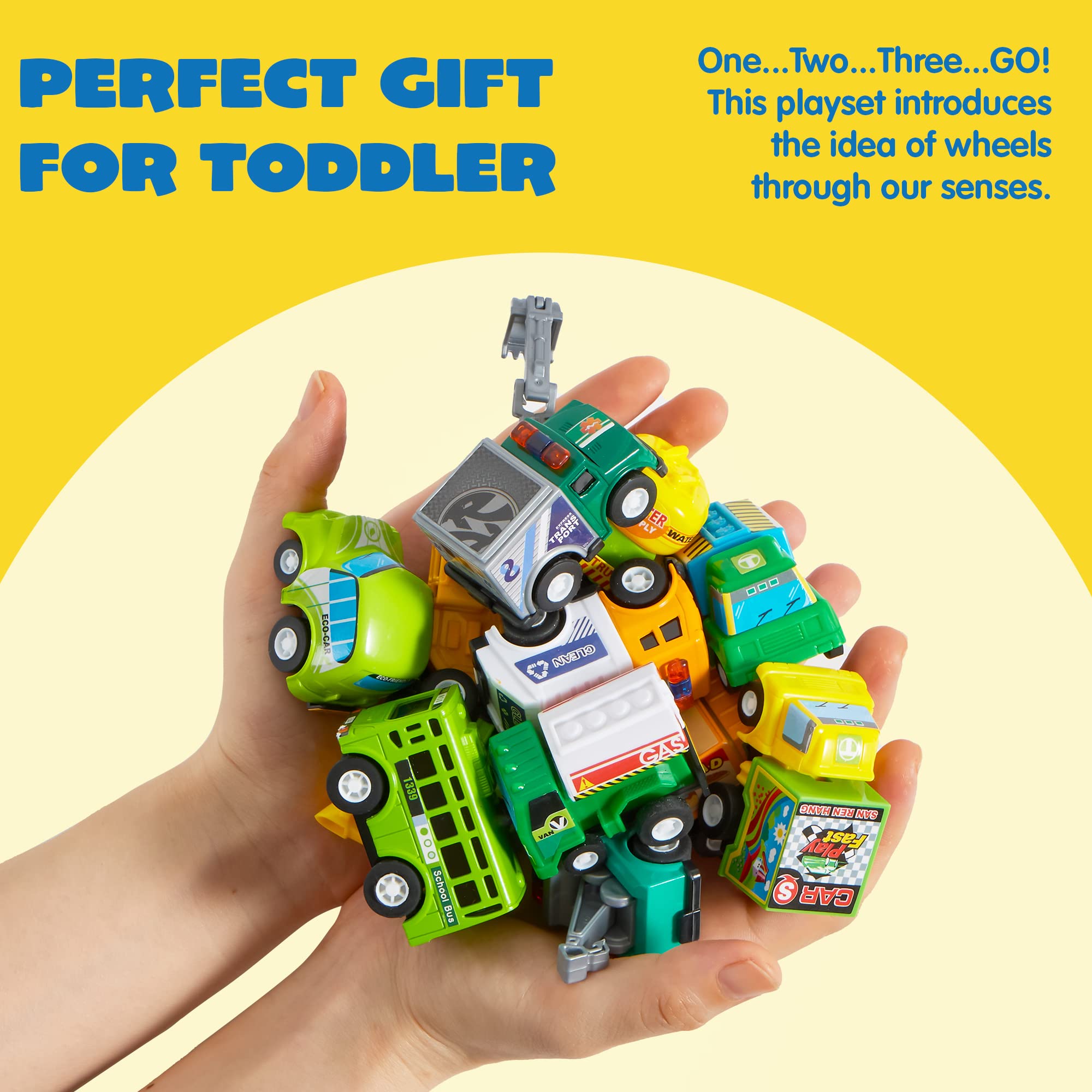 JOYIN pull-back shuttle bus invites cooperative play and storytelling at playdates