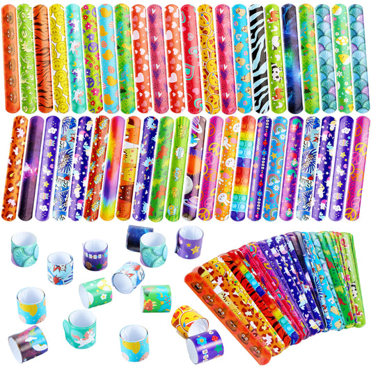 joyin 288-piece slap bracelets with animals, ideal for classroom rewards and party favors