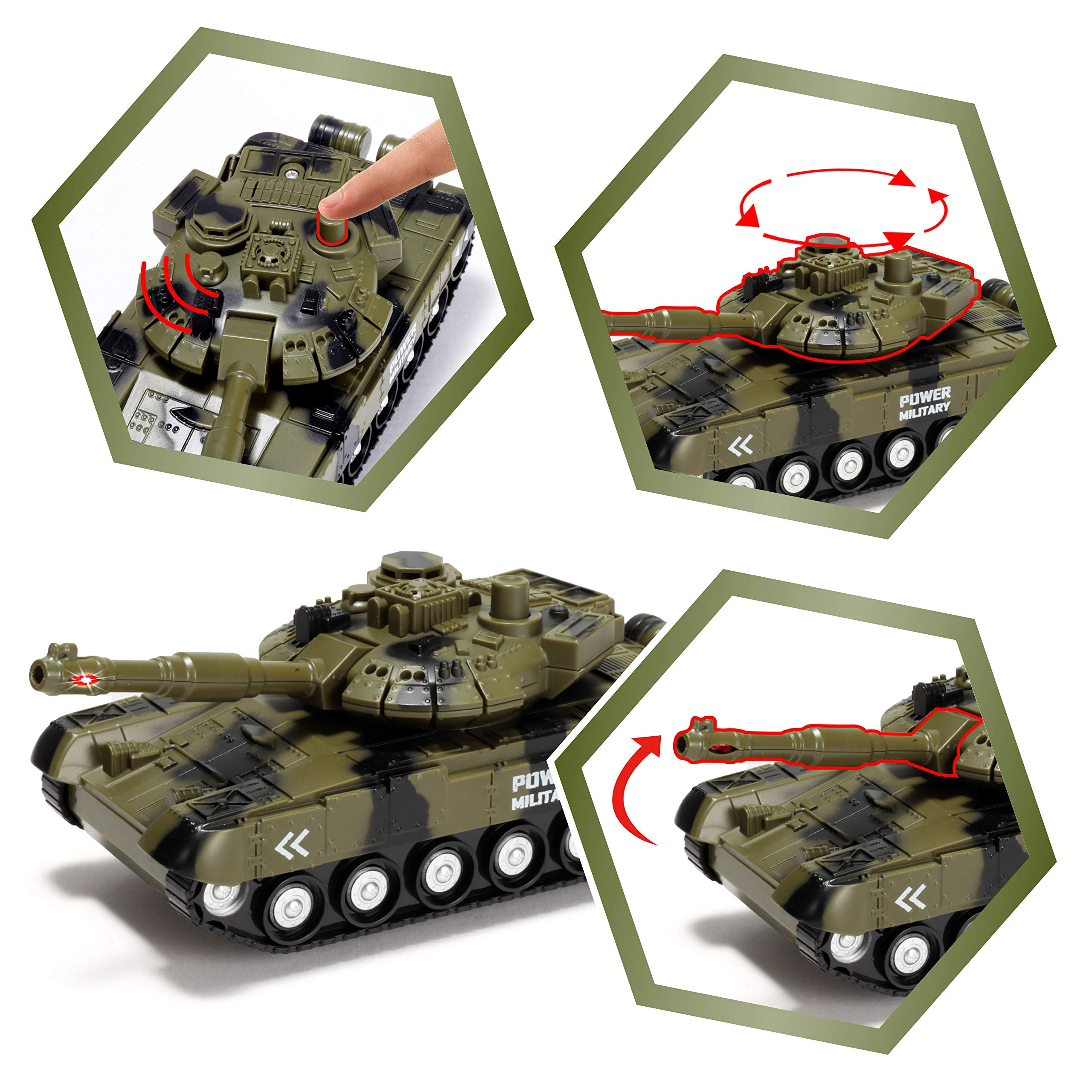 JOYIN 3in1 tank cockpit view with movable joints