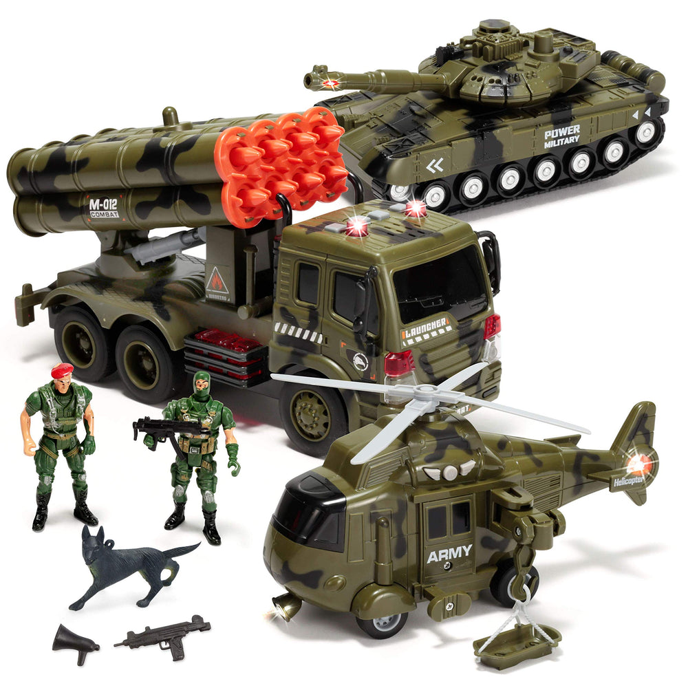 JOYIN 3in1 missile truck front view for imaginative play