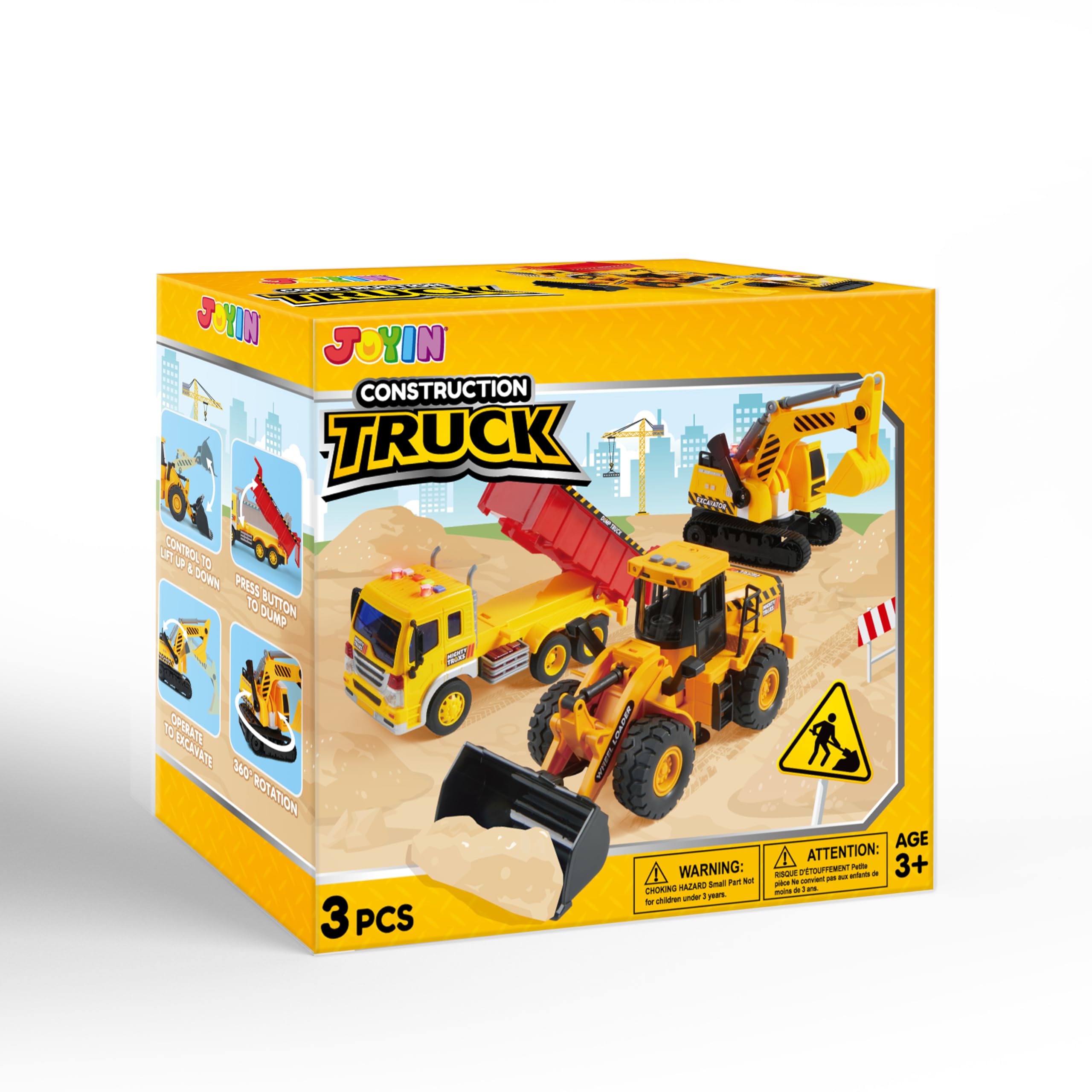 JOYIN 3Pack Child-Safe Design emphasizes durable, kid-friendly construction.
