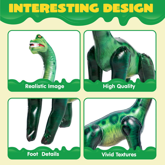 JOYIN 51-inch inflatable brachiosaurus as eye-catching birthday centerpiece