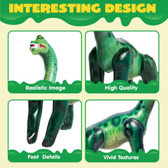 JOYIN 51-inch inflatable brachiosaurus as eye-catching birthday centerpiece