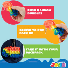JOYIN pop tubes add visual novelties and tactile play for sensory exploration.