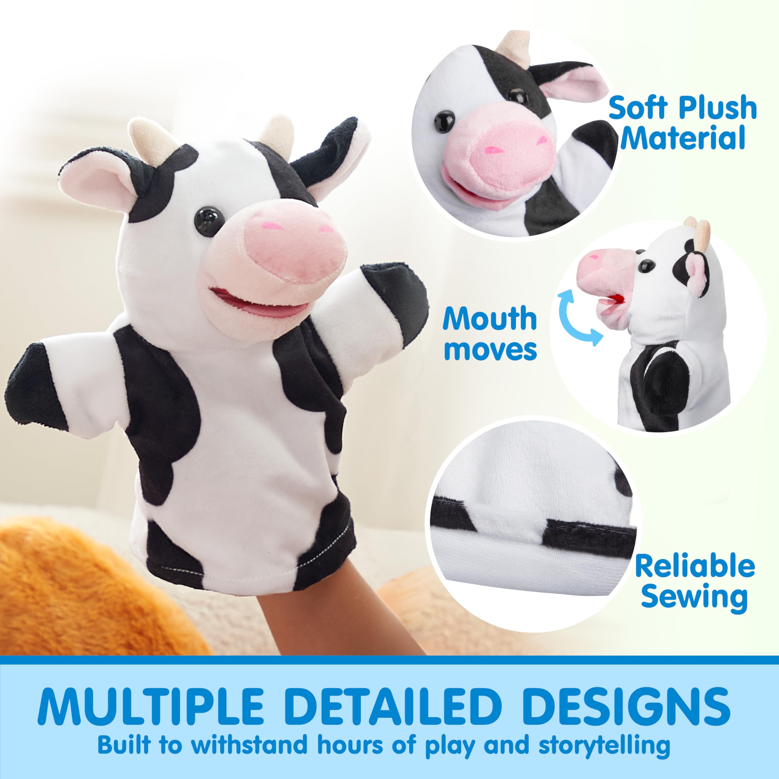 JOYIN goat puppet adds playful humor for engaging family puppet time