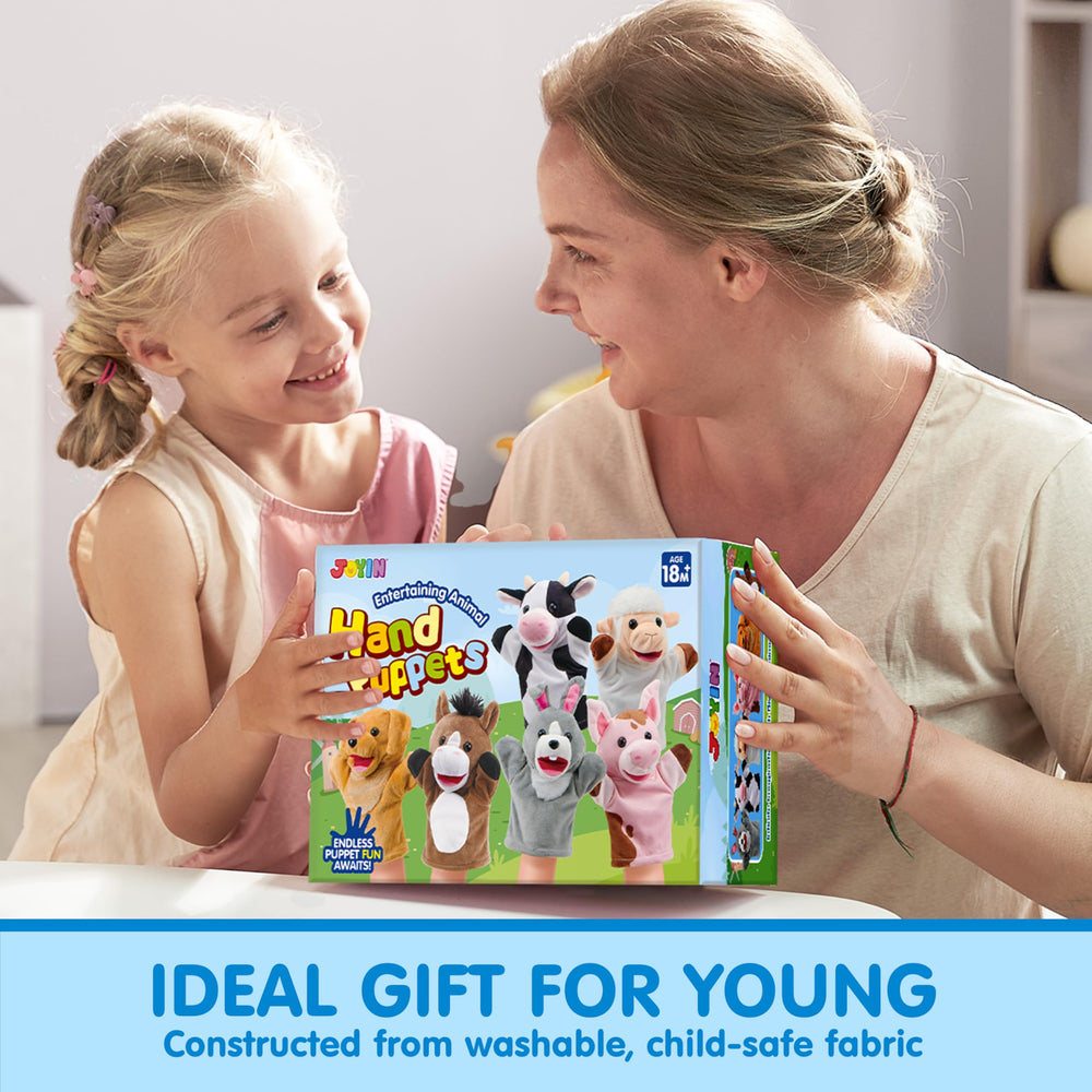 JOYIN 6-piece set is durable and versatile for home or classroom puppetry