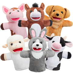 JOYIN pig hand puppet with moving mouth; encourages imaginative storytelling for toddlers