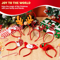 JOYIN Christmas tree headband brings cheerful vibes to photos.
