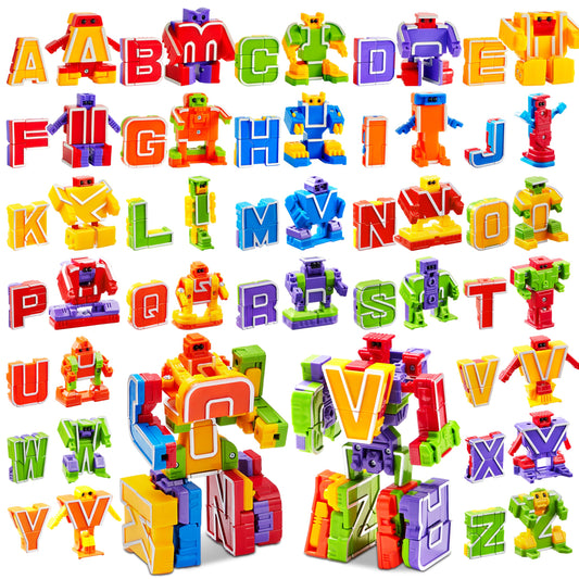 JOYIN Alphabots letters-robot-variant for interactive alphabet learning and imaginative play