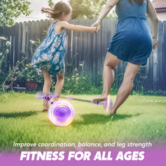JOYIN purple ankle skip ball features padded loop for comfortable wear.