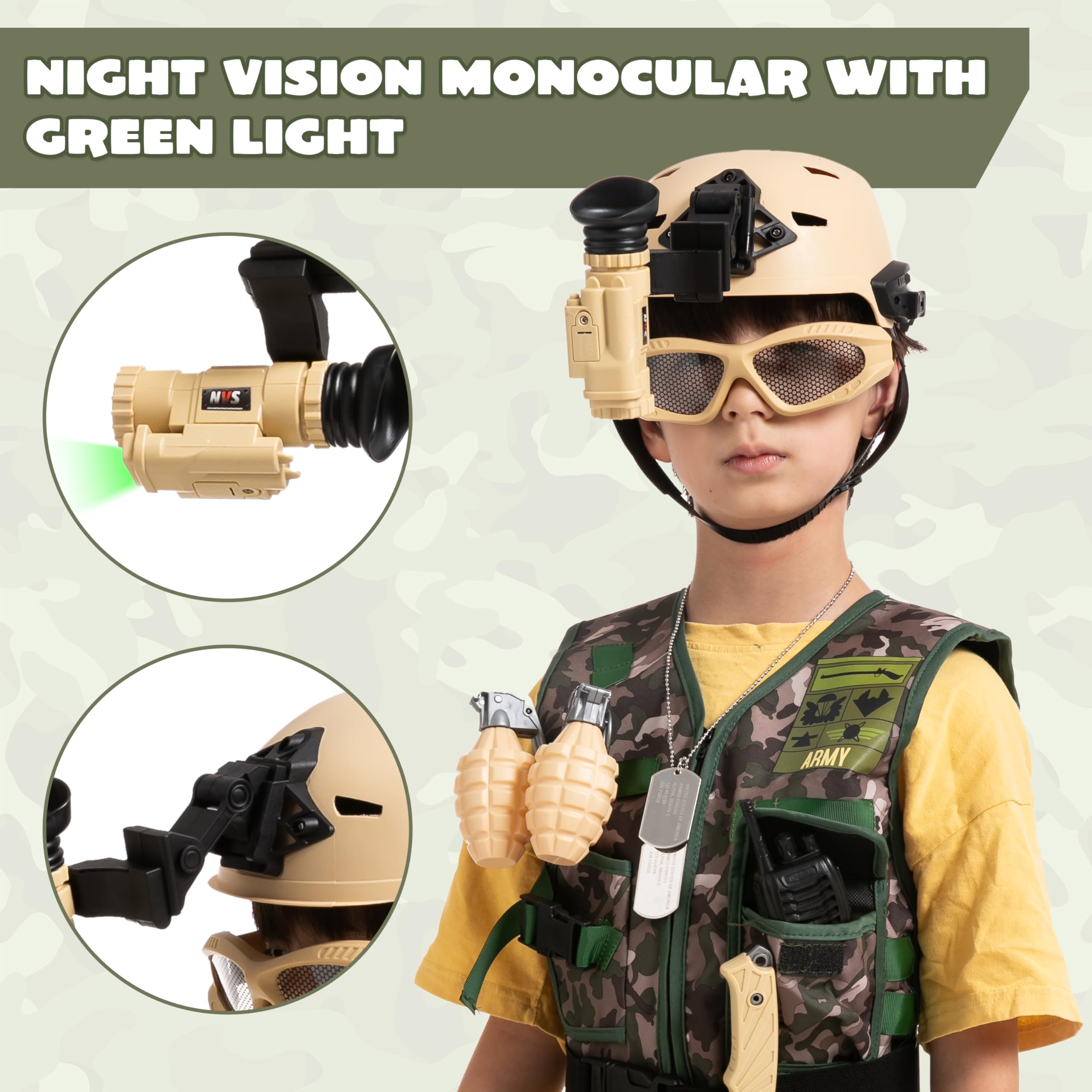 JOYIN army costume grenade prop for cinematic scenarios