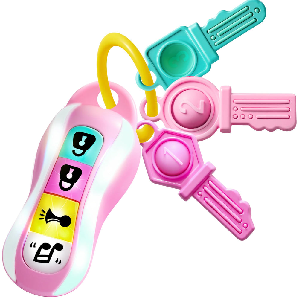 JOYIN Baby Car Keys Teether with bright colors engaging little hands during play