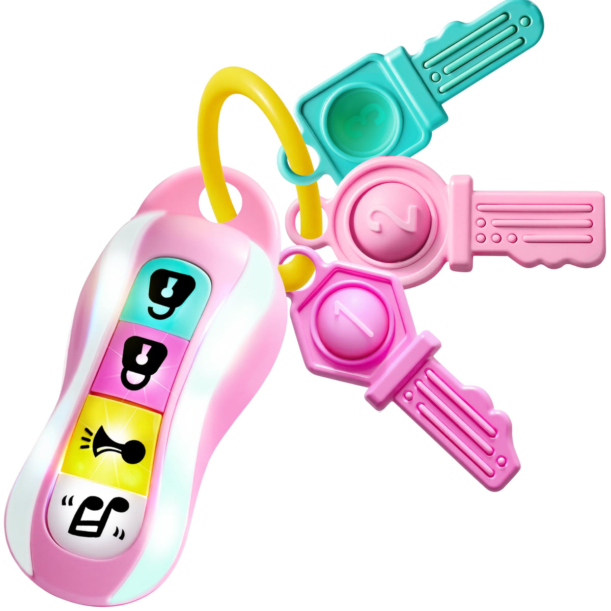 JOYIN Baby Car Keys Teether with bright colors engaging little hands during play