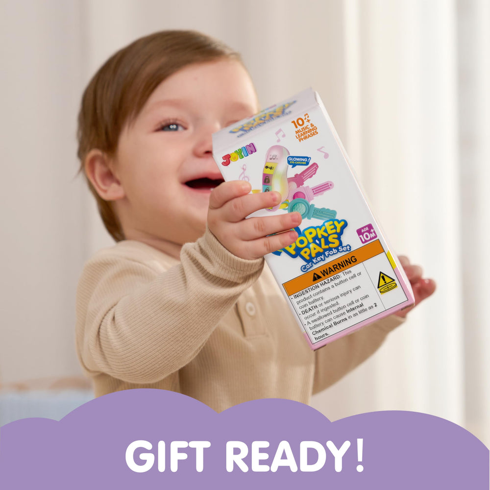 JOYIN travel-friendly toy keys teether ideal for car trips and outings