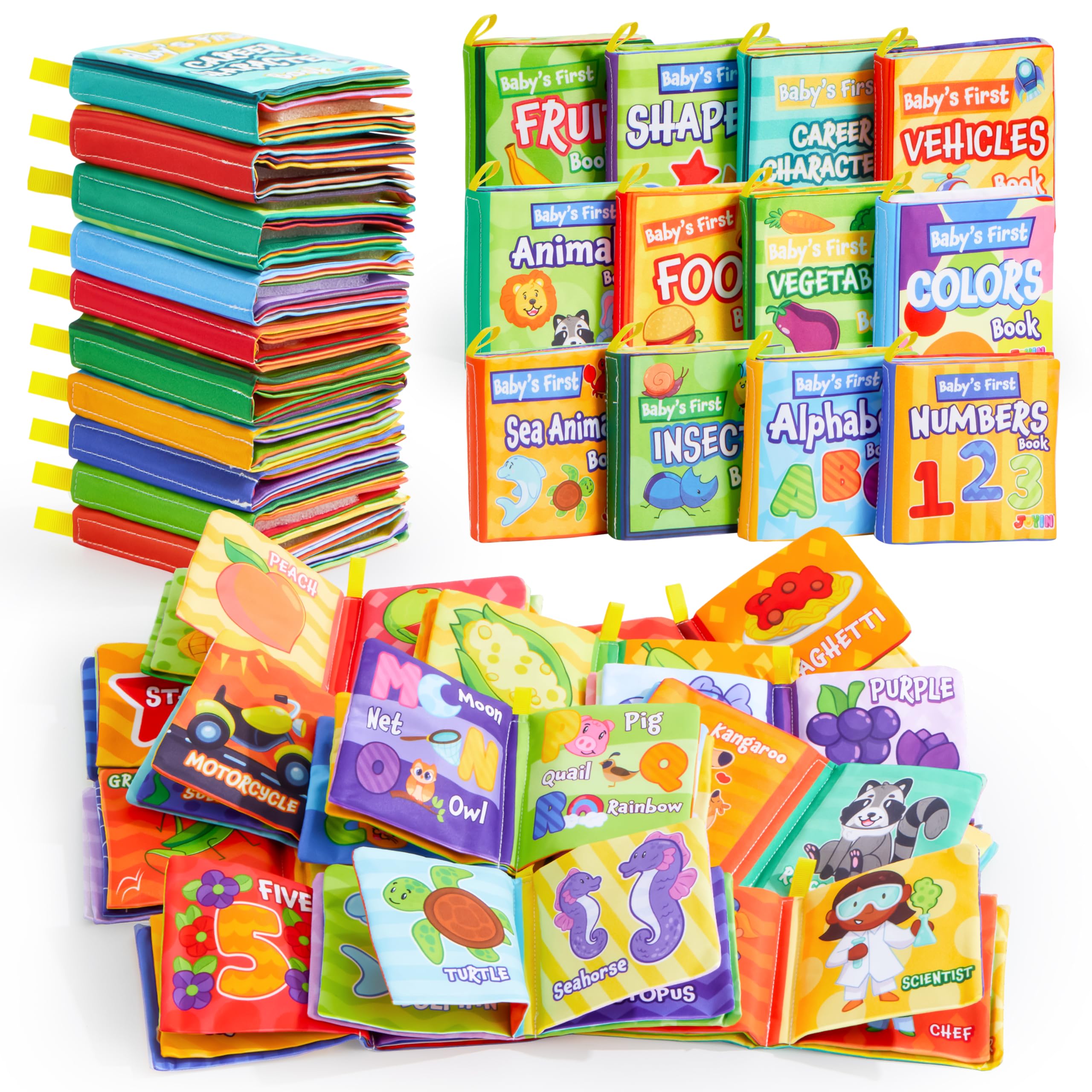 JOYIN bath books ocean theme promote sensory play during bath time and exploration.