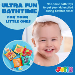 JOYIN bath books vegetables and fruits encourage curiosity and healthy awareness.