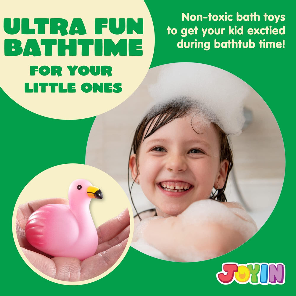 JOYIN bath toys with safety materials and smooth edges for toddlers.