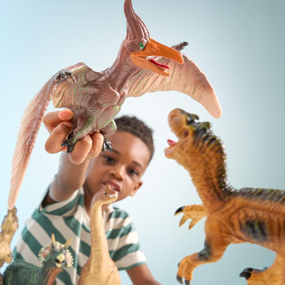 JOYIN big dinosaur toys Brontosaurus figure promotes large-scale prehistoric scenes.