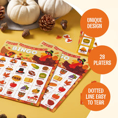 JOYIN callout card for Thanksgiving Bingo adds clear prompts and smooth gameplay.
